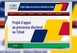 Le site web du projet d'appui au processus électoral au Tchad est  en ligne